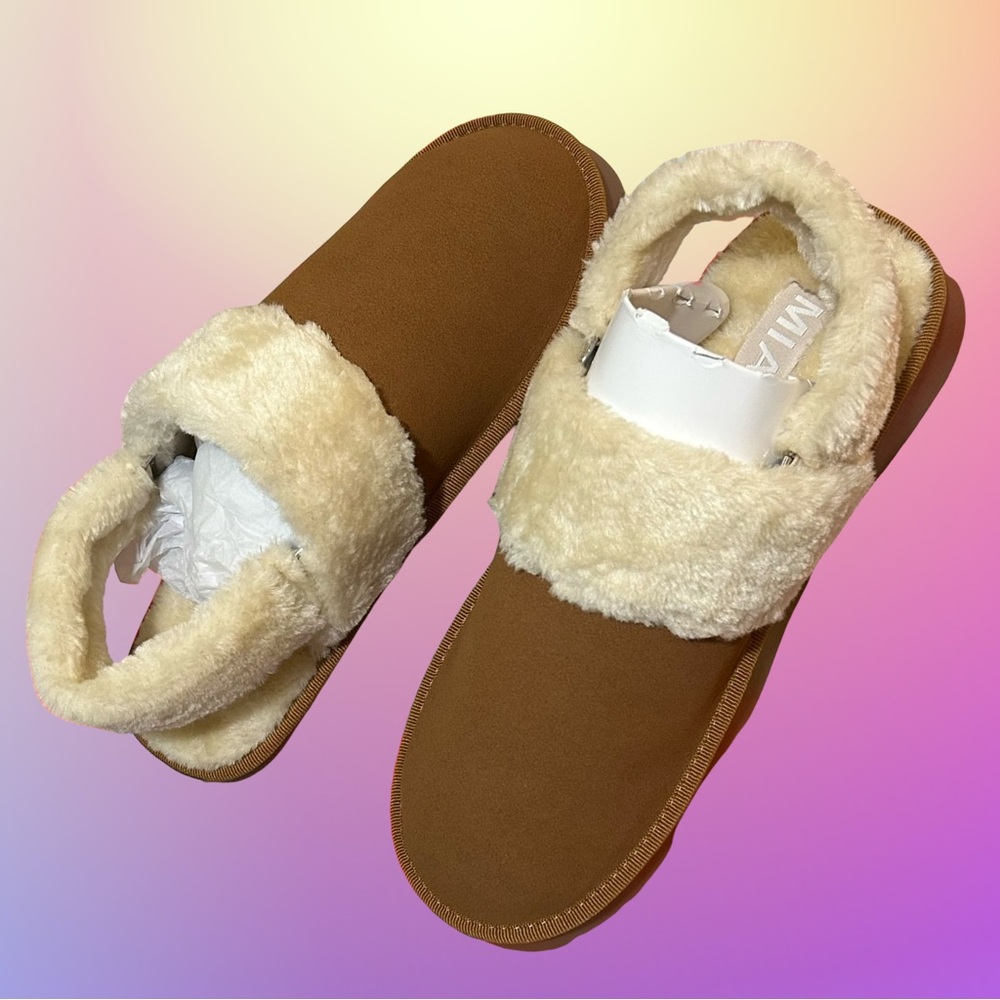 NWT!MIA SLIP ON/REMOVABLE BACK STRAP, CUSHION FOOTBED CLOG W/SHEARLING,SZ 10 - Picture 7 of 16